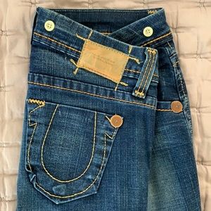 True Religion Original Wide Leg Jeans. Size 30.